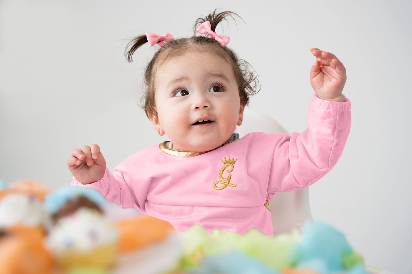 Cotton Candy Pink Bib