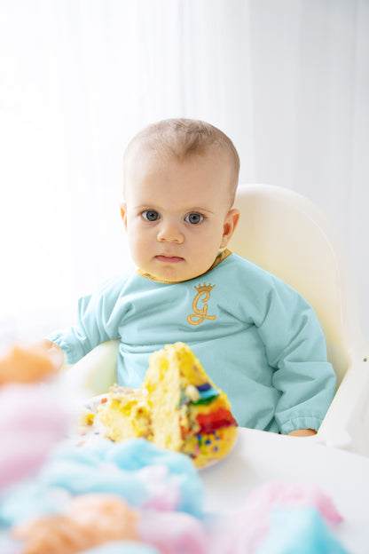Cotton Candy Blue Bib